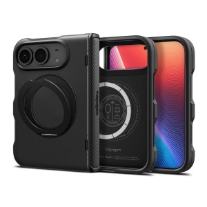 Кейс Spigen за iPhone Duo, Slim Armor Pro S MagSafe Case - Черен
