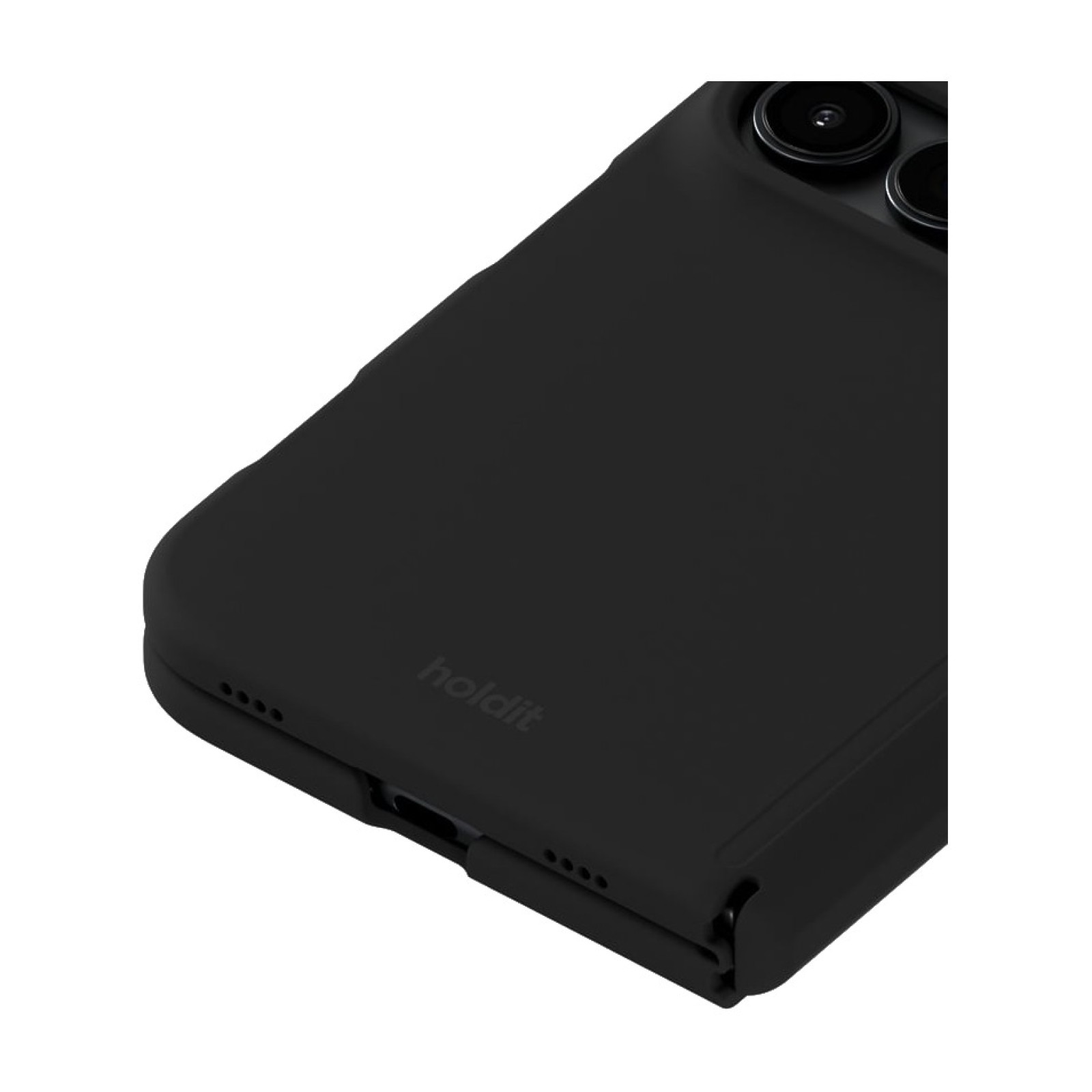 Калъф Holdit за iPhone Duo, Silicone Case MagSafe - Черен - MagSafe калъфи за iPhone 18 | Phoneplay.bg