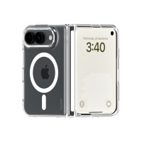 Калъф Holdit за iPhone Duo, Transparent Case MagSafe - Бял/Прозрачен - MagSafe калъфи за iPhone 18 | Phoneplay.bg