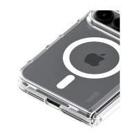 Калъф Holdit за iPhone Duo, Transparent Case MagSafe - Бял/Прозрачен - MagSafe калъфи за iPhone 18 | Phoneplay.bg