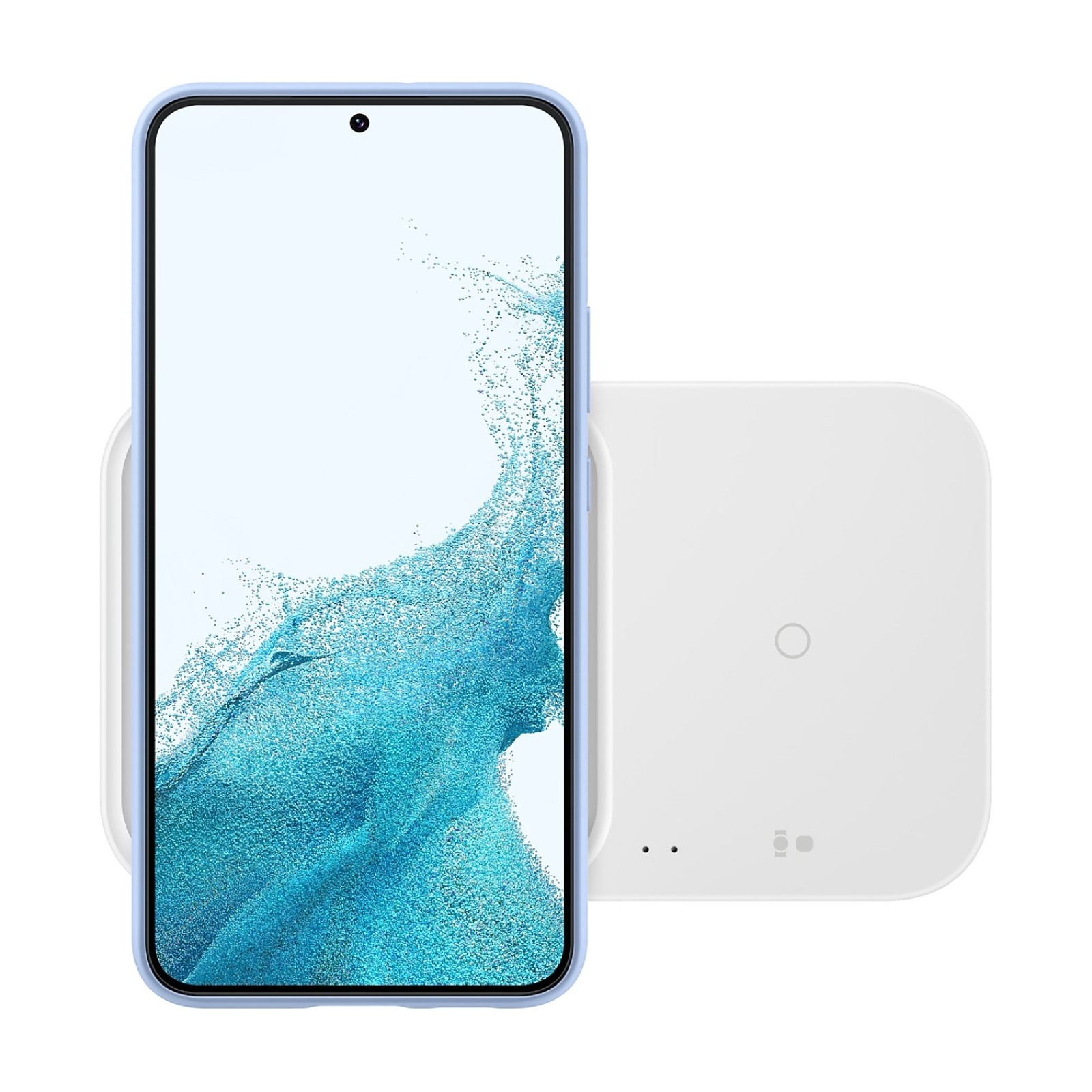 Безжично зарядно Wireless Charger Samsung Duo Pad with Adapter - Бяло, EP-P5400TWE - Аксесоари по модел | Phoneplay.bg
