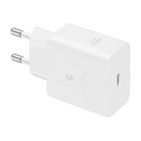 Оригинално зарядно Samsung USB-C 45W Travel Charger + USB-C Data Cable - Бяло, EP-T4511XWE - Зарядни за лаптоп | Phoneplay.bg