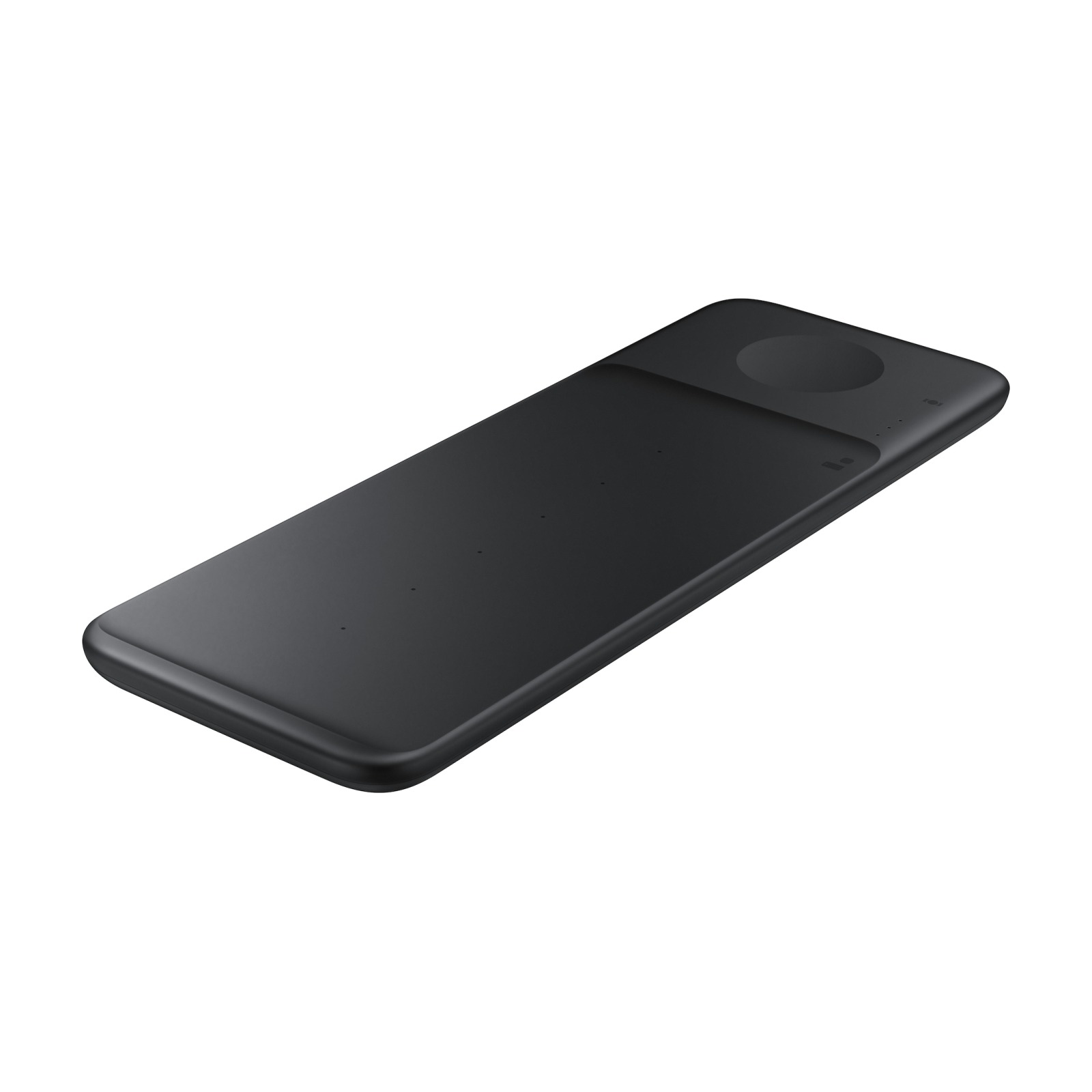 Безжично зарядно Wireless Charger Samsung Trio with Adapter - Черно, EP-P6300TBE - Аксесоари по модел | Phoneplay.bg