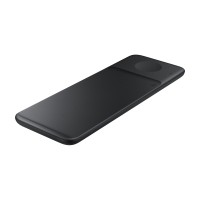Безжично зарядно Wireless Charger Samsung Trio with Adapter - Черно, EP-P6300TBE - Аксесоари по модел | Phoneplay.bg