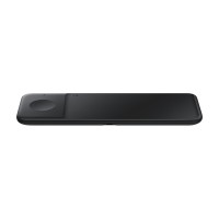 Безжично зарядно Wireless Charger Samsung Trio with Adapter - Черно, EP-P6300TBE - Аксесоари по модел | Phoneplay.bg