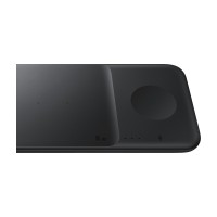 Безжично зарядно Wireless Charger Samsung Trio with Adapter - Черно, EP-P6300TBE - Аксесоари по модел | Phoneplay.bg