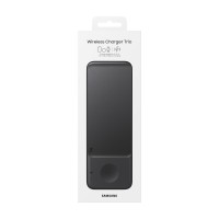 Безжично зарядно Wireless Charger Samsung Trio with Adapter - Черно, EP-P6300TBE - Аксесоари по модел | Phoneplay.bg