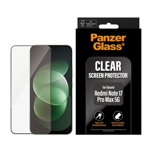 Стъклен протектор PanzerGlass за Xiaomi Redmi Note 17 Pro Max 5G, UWF