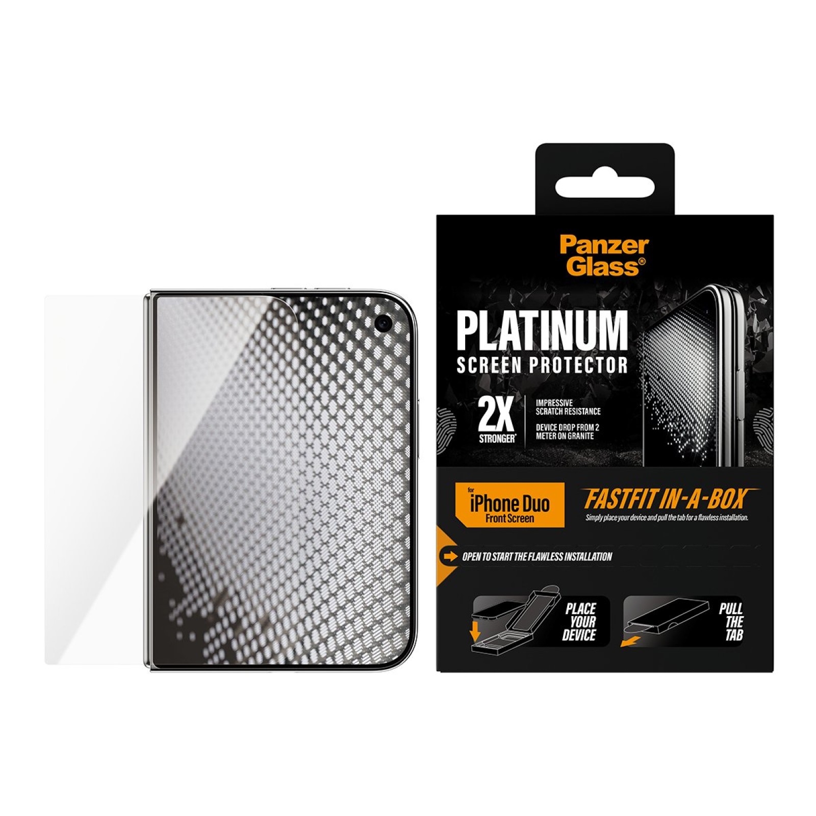 Стъклен протектор PanzerGlass за Apple iPhone Duo, Platinum Sub Screen - Протектори за iPhone Duo | Phoneplay.bg
