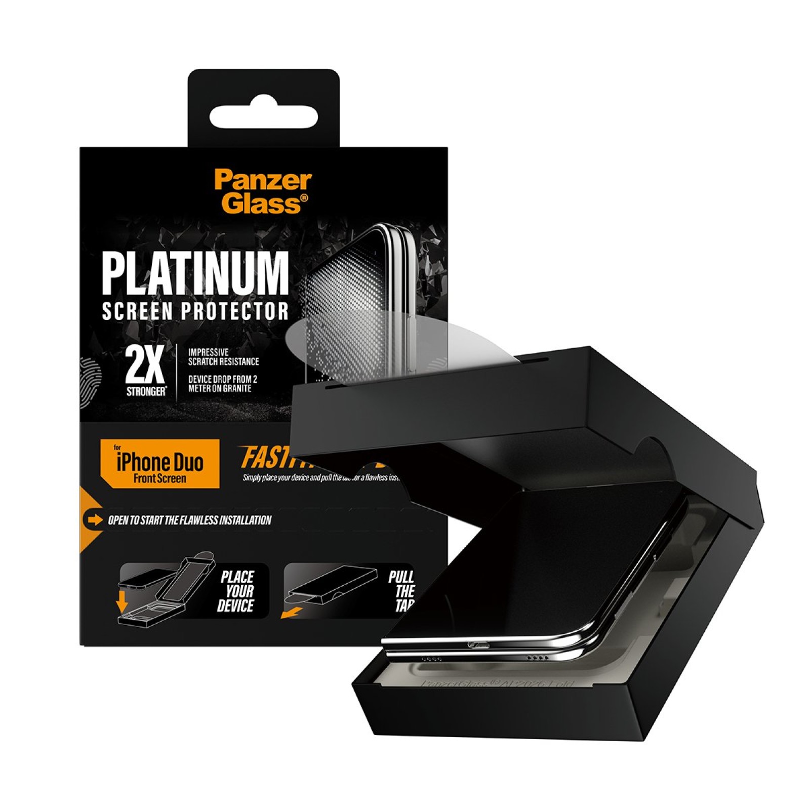 Стъклен протектор PanzerGlass за Apple iPhone Duo, Platinum Sub Screen - Протектори за iPhone Duo | Phoneplay.bg