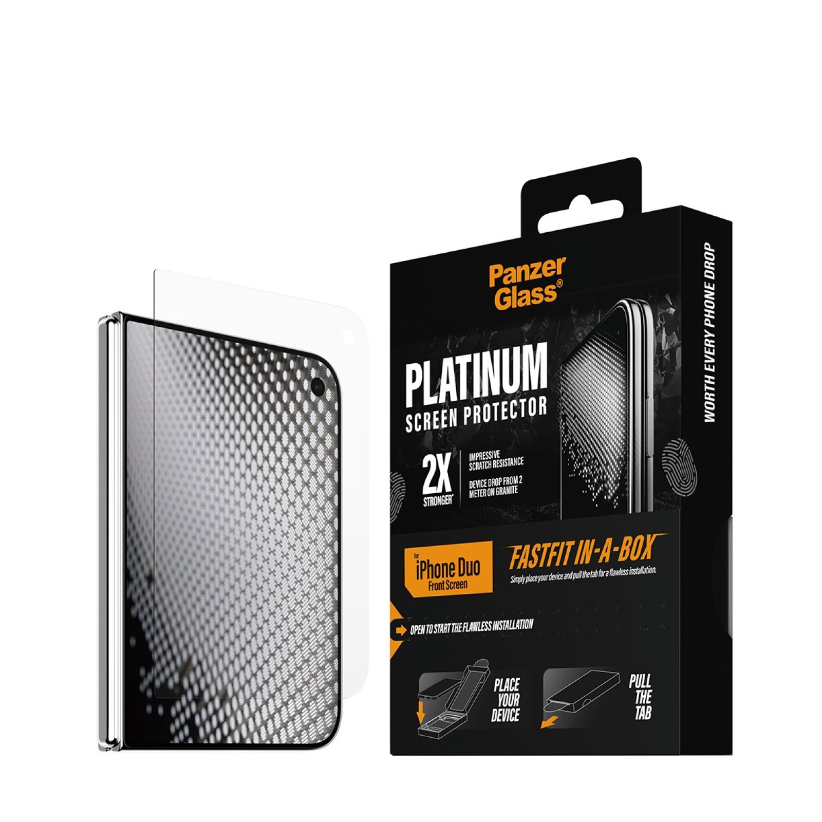 Стъклен протектор PanzerGlass за Apple iPhone Duo, Platinum Sub Screen - Протектори за iPhone Duo | Phoneplay.bg