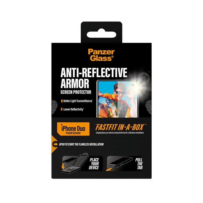 Стъклен протектор PanzerGlass за Apple iPhone Duo, Anti-reflective Armor Sub Screen - Протектори за iPhone Duo | Phoneplay.bg