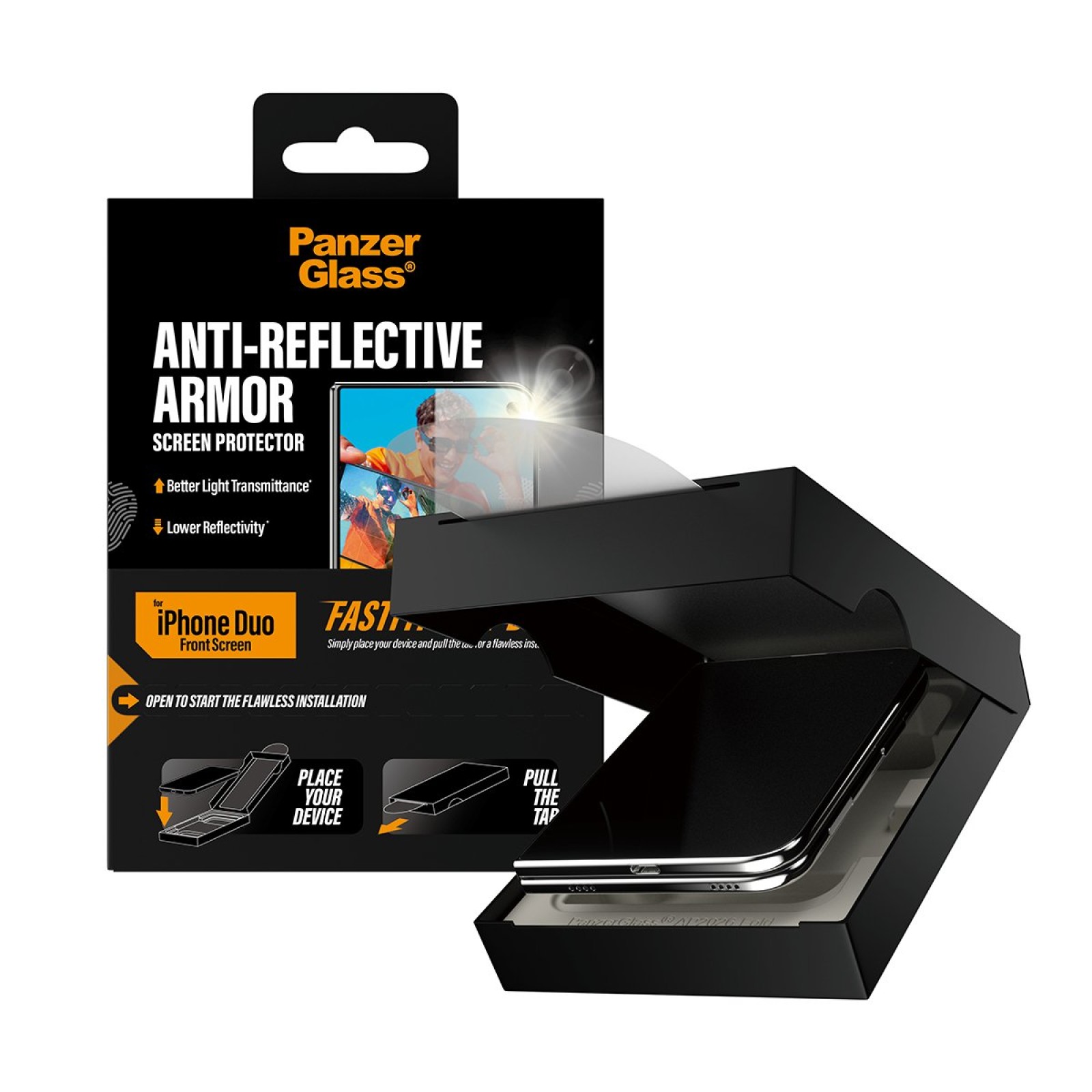 Стъклен протектор PanzerGlass за Apple iPhone Duo, Anti-reflective Armor Sub Screen - Протектори за iPhone Duo | Phoneplay.bg