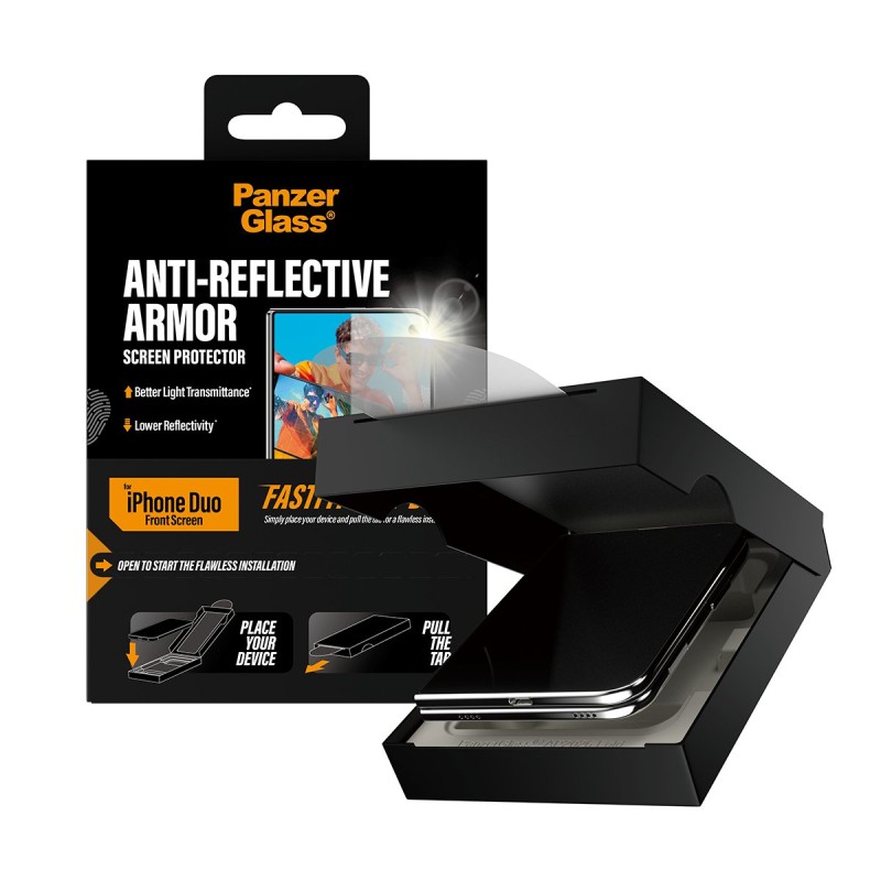 Стъклен протектор PanzerGlass за Apple iPhone Duo, Anti-reflective Armor Sub Screen