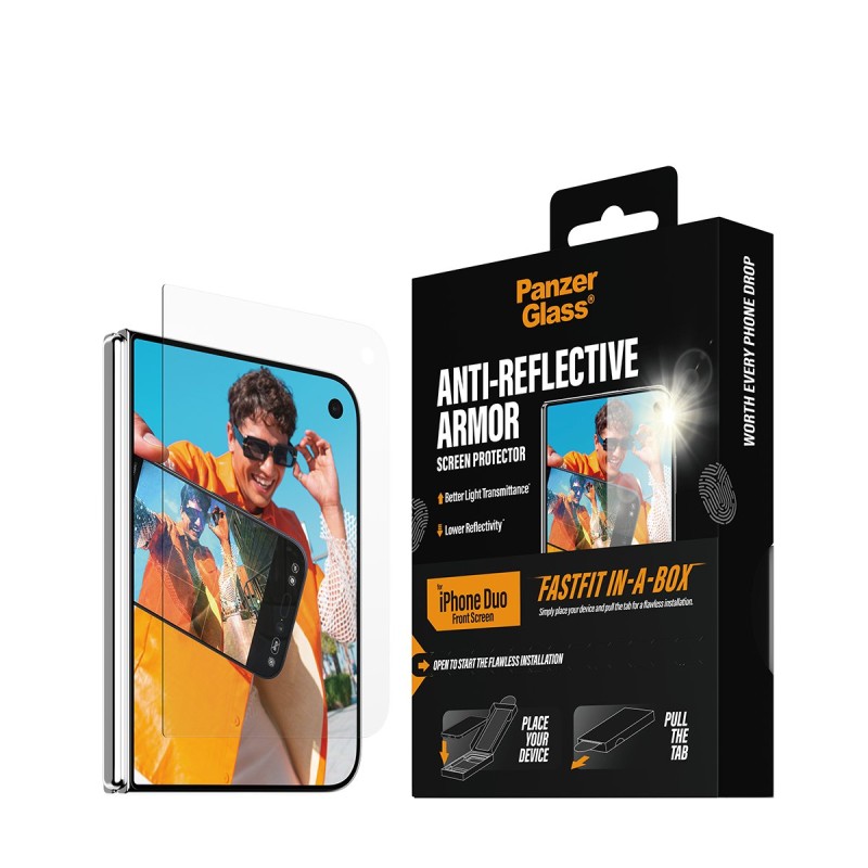 Стъклен протектор PanzerGlass за Apple iPhone Duo, Anti-reflective Armor Sub Screen - Протектори за iPhone Duo | Phoneplay.bg