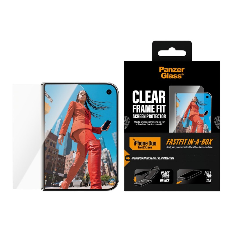 Стъклен протектор PanzerGlass за Apple iPhone Duo, Sub Screen Glass, Ultra-Wide Fit - Протектори за iPhone Duo | Phoneplay.bg