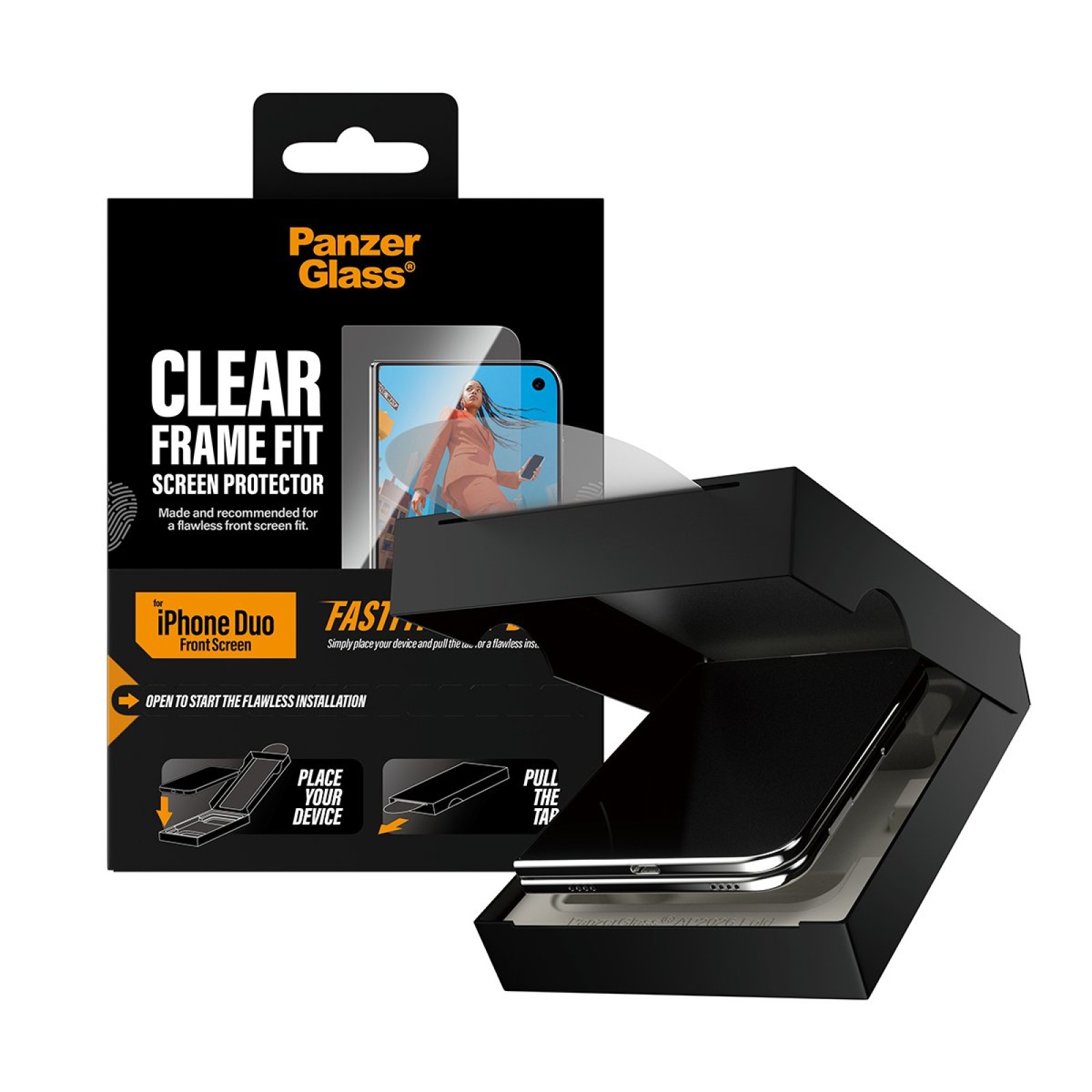 Стъклен протектор PanzerGlass за Apple iPhone Duo, Sub Screen Glass, Ultra-Wide Fit - Протектори за iPhone Duo | Phoneplay.bg