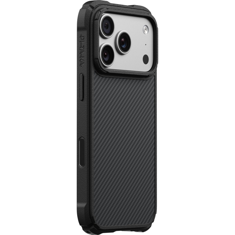 Гръб Pitaka Cairn Case за iPhone 18 Pro / 17 Pro - Black/Grey Twill