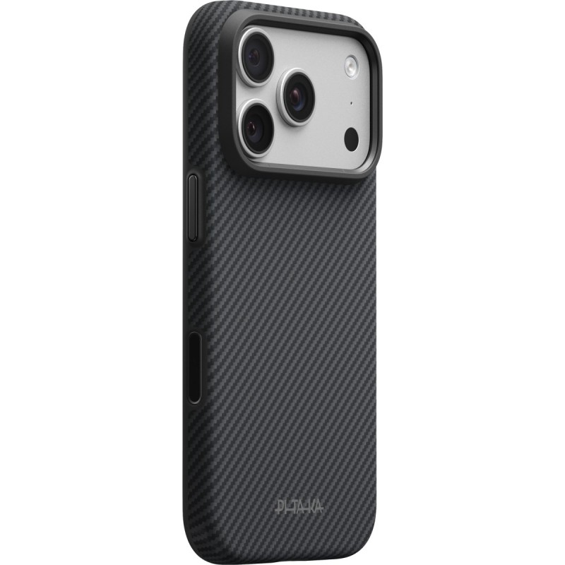 Гръб Pitaka Summa Case за iPhone 18 Pro / 17 Pro - Black/Grey Twill