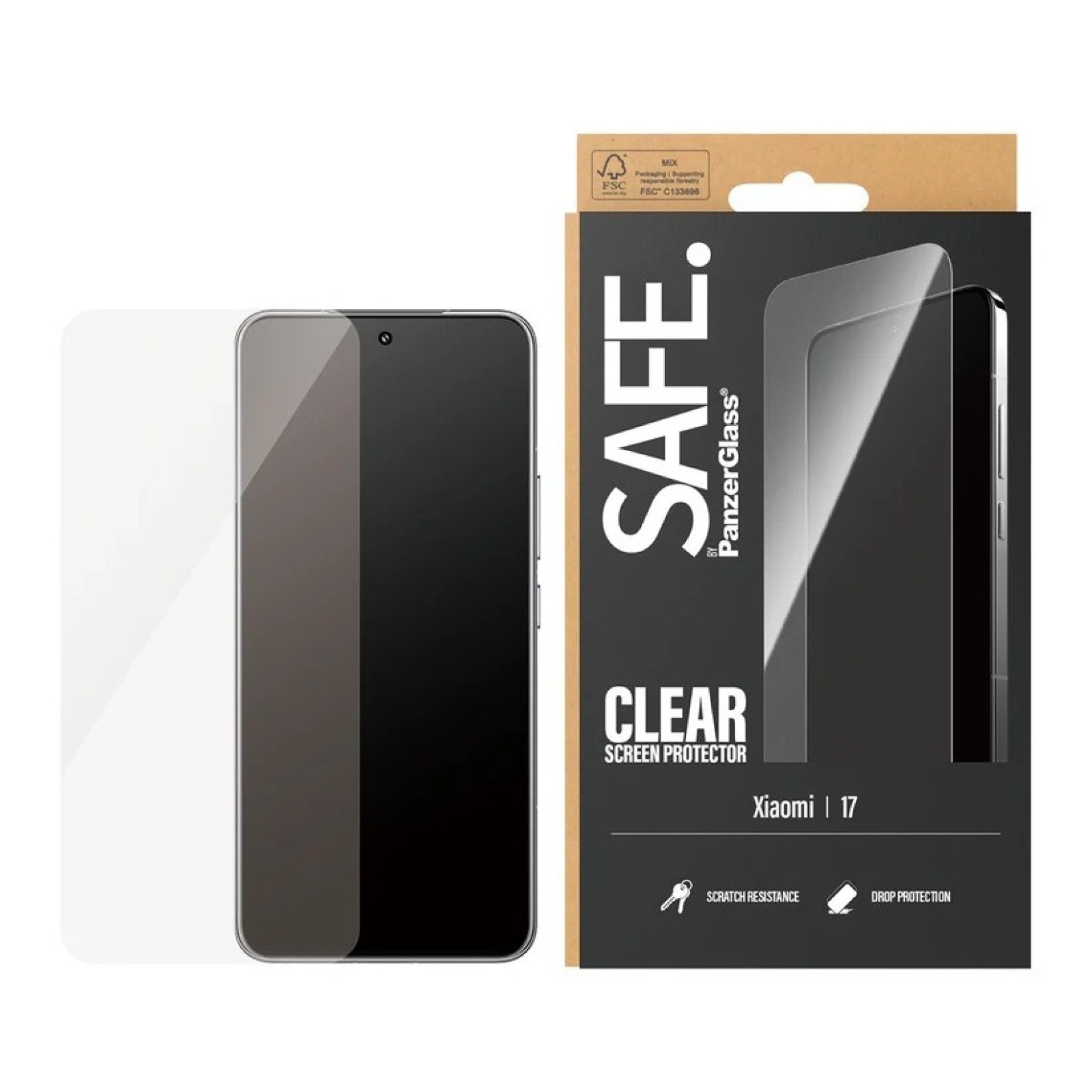 Стъклен протектор Safe за Xiaomi 17, UWF - Стъклен Протектор | Phoneplay.bg