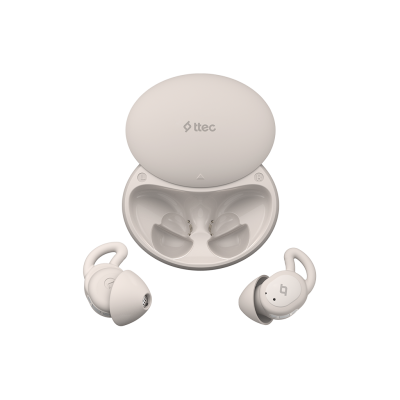 Bluetooth слушалки ttec AirBeat Dream TWS Bluetooth In-Ear Sleep Headset - Бели