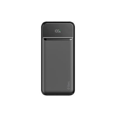 Външна батерия ttec ReCharger LCD 20.000mAh PD 20W Powerbank - Черна