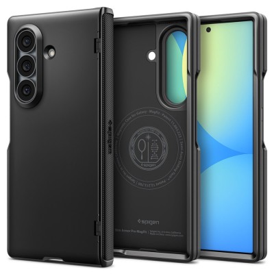 Калъф Spigen за Samsung Galaxy Z Fold 8 Ultra, Slim Armor Pro MagSafe - Черен