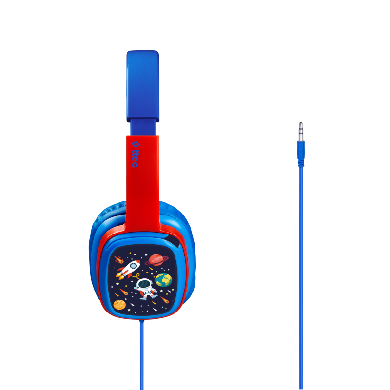 Слушалки ttec SoundBuddy Kids On-Ear Wired Headphones - Сини