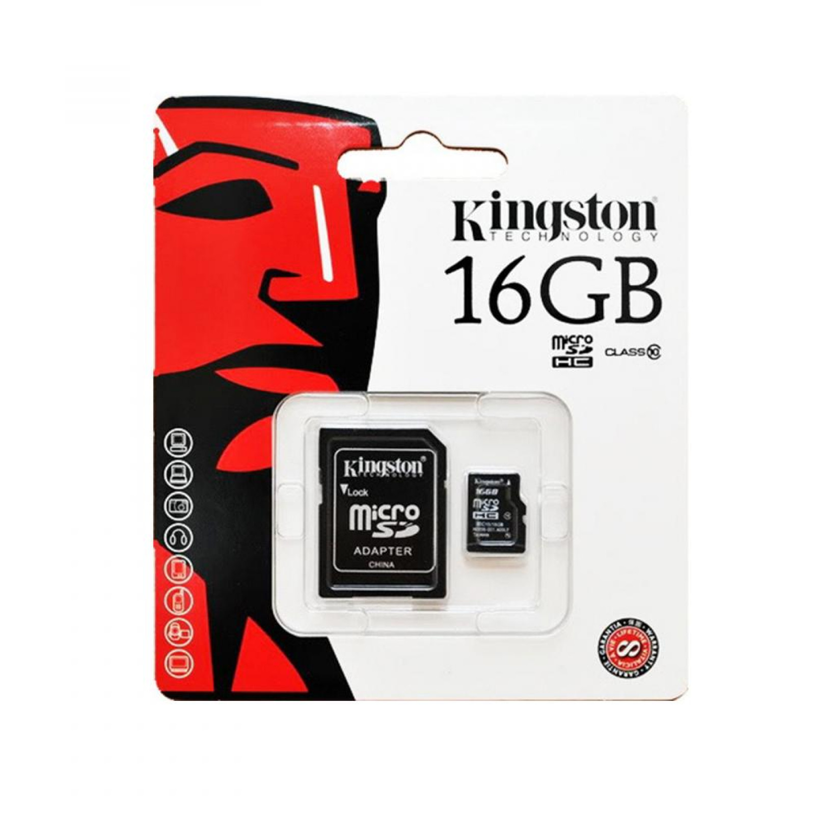 Мемори карта Kingston Ultra SDCS/16GBSP с адаптер