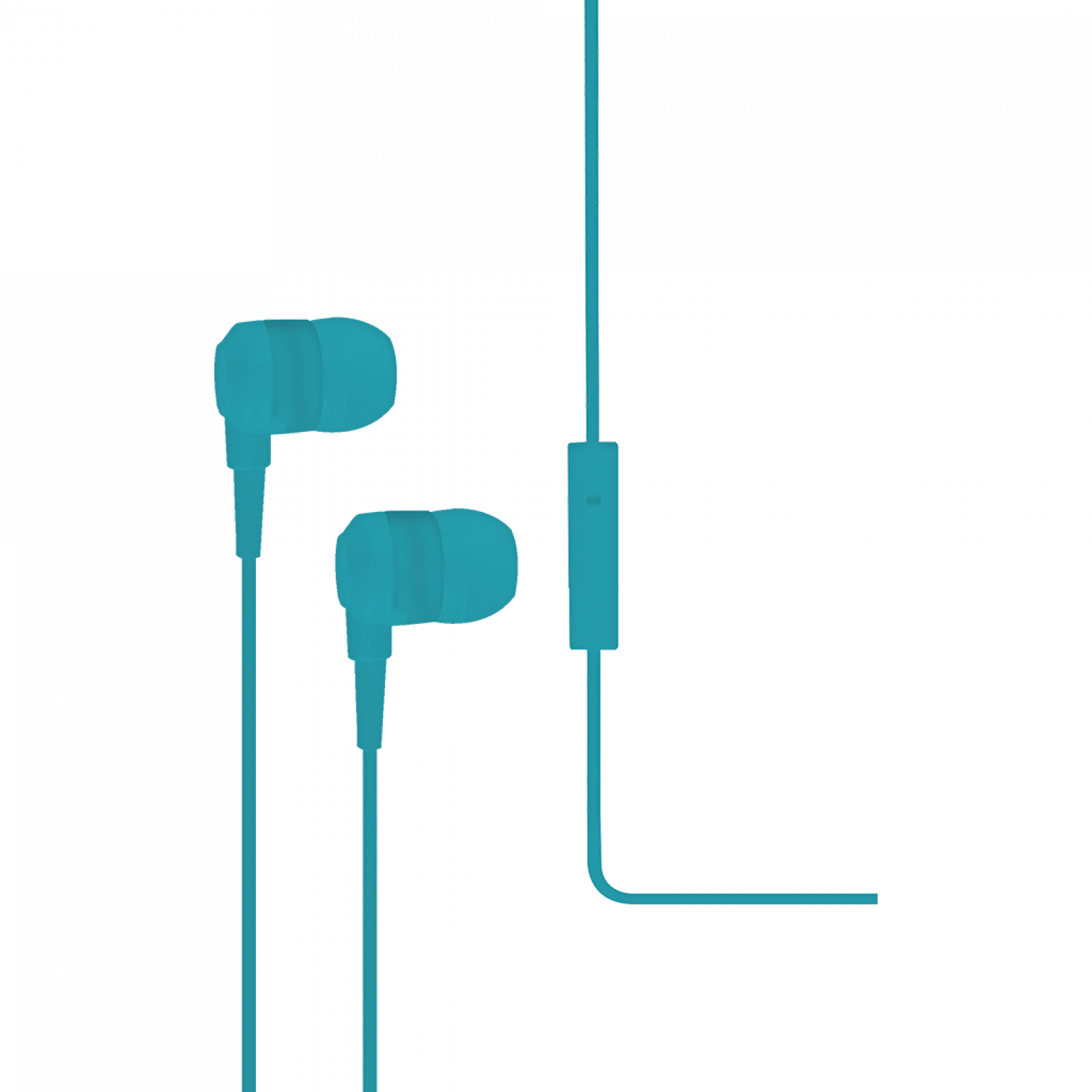 Слушалки J10 In-Ear Headphones with Microphone, Tourqoise