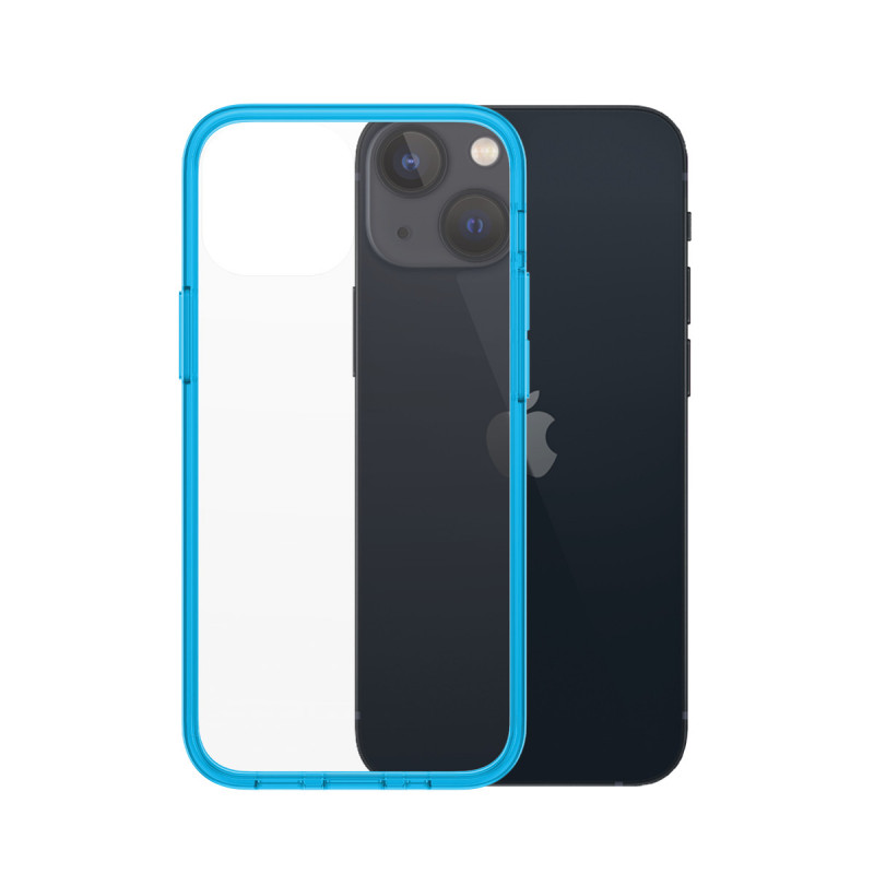 Гръб PanzerGlass за IPhone 13 mini, ClearCase - Синя рамка