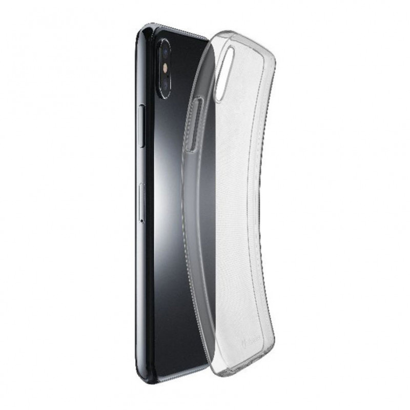 Силиконов гръб Cellular Line за iPhone X/XS - Прозрачен