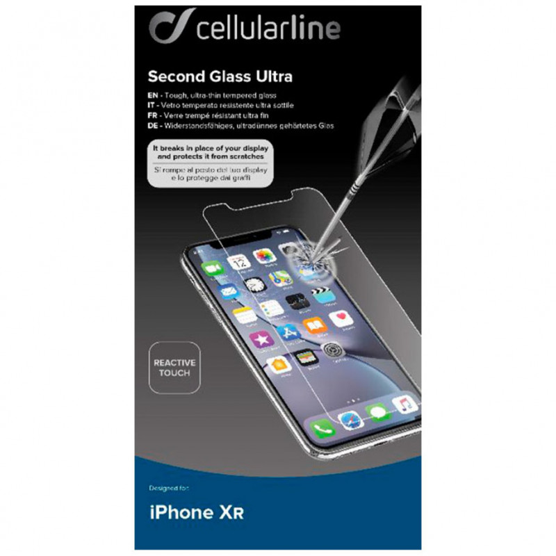 Стъклен протектор Cellular Line за iPhone 11/ XR