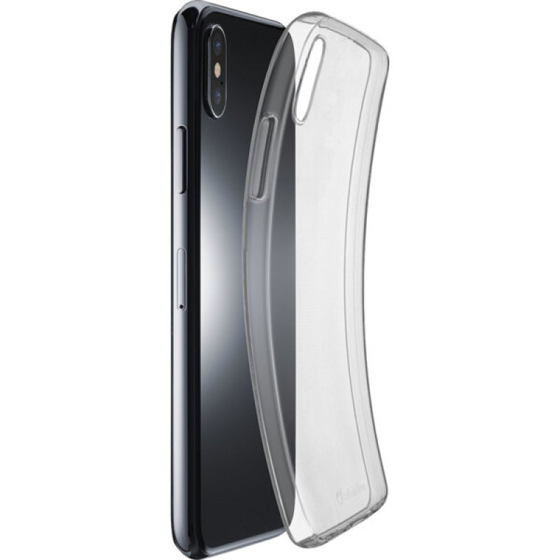 Силиконов гръб Cellular Line за iPhone XS Max - Прозрачен