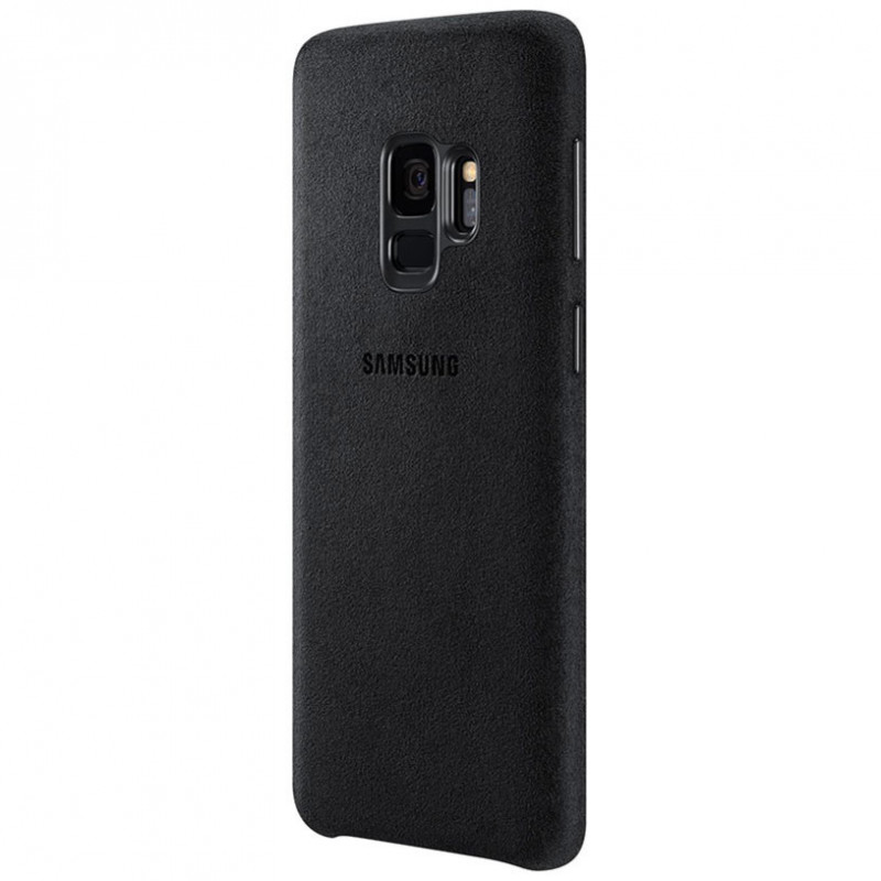 Оригинален гръб Alcantara за Samsung Galaxy S9 - Черен