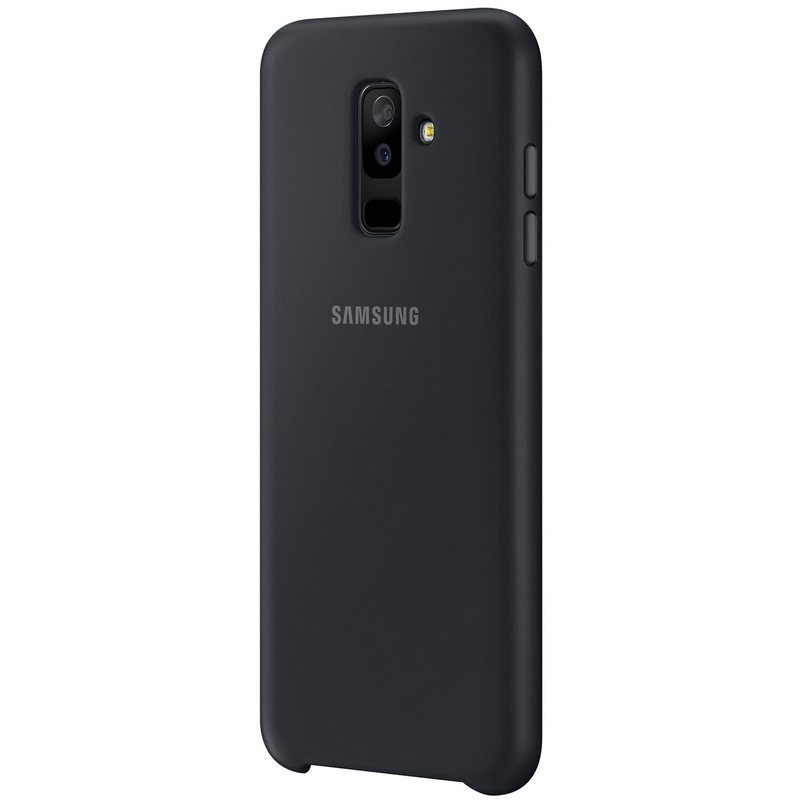 Оригинален гръб Dual Layer Cover за Samsung Galaxy A6 Plus 2018 - Черен