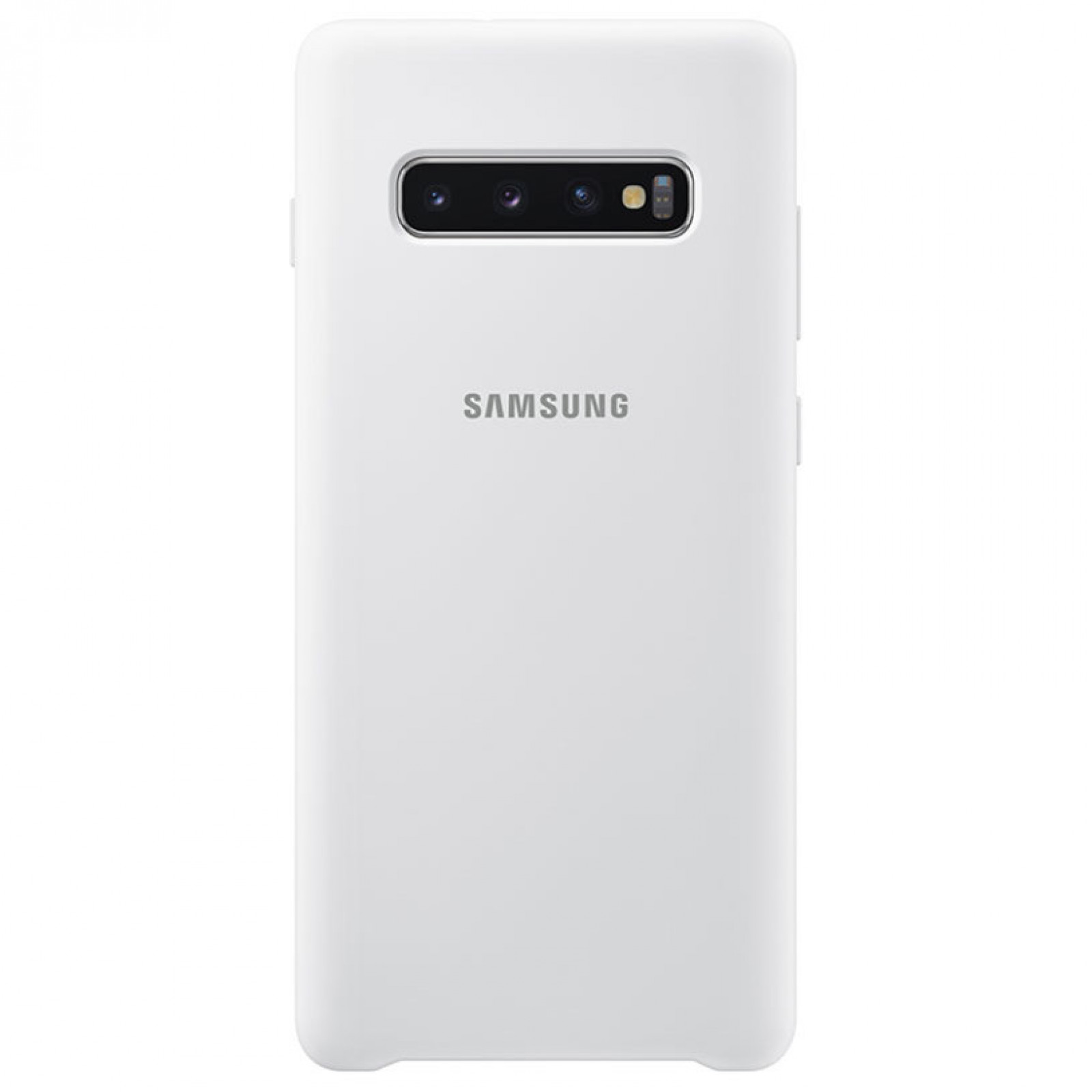 Оригинален гръб Silicone Back cover за Samsung Galaxy S10 Plus - Бял