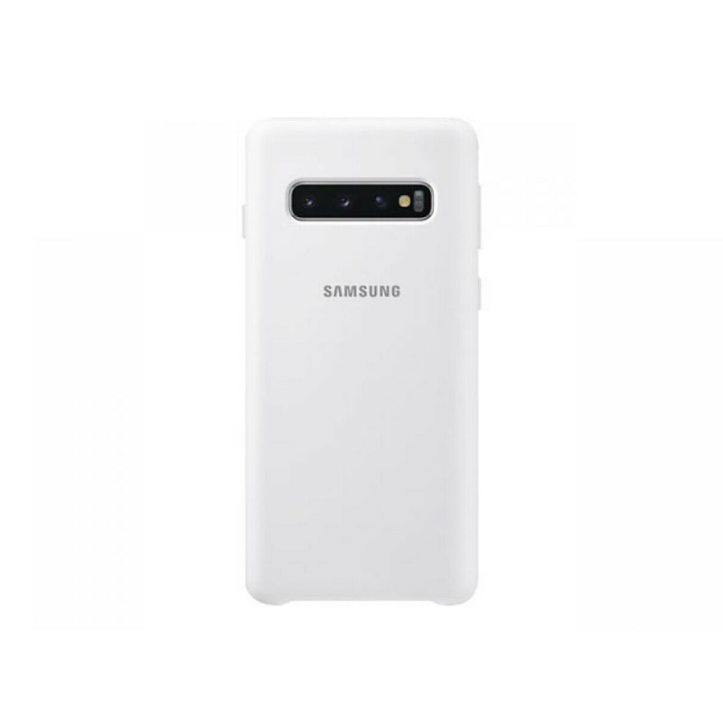 Оригинален гръб Silicone Back cover за Samsung Galaxy S10 - Бял