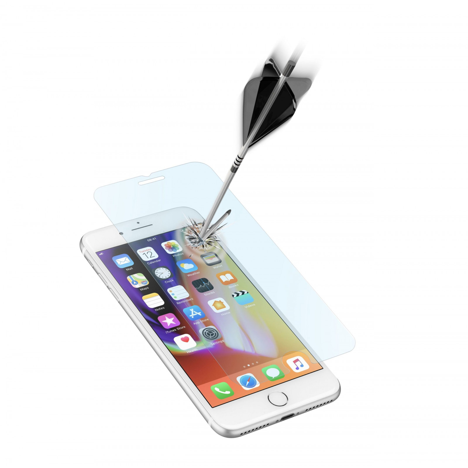 Стъклен протектор Cellular Line за iPhone 7 plus / 8 plus - Прозрачен